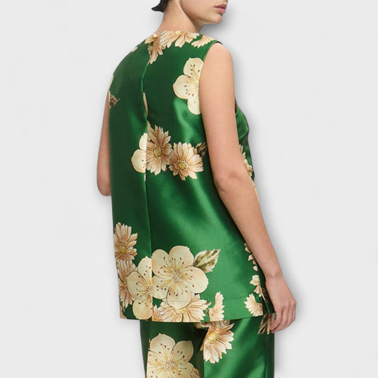 Clea - Sage Sleeveless Pants Set