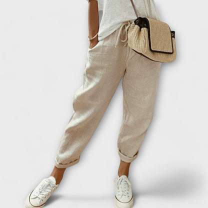 Bibi - Fashionable and Casual Linen Pants